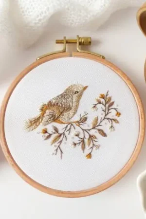 Kit per ricamo a tamburo - Piccolo uccello - Tamar Nahir Yanai Affare