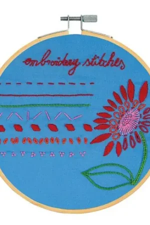 Kit di ricamo a tamburo per bambini - Impara il ricamo - DMC Di Tendenza