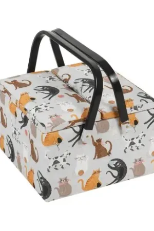 Scatola potalavoro - Gatti - Hobby Gift Occasione Imperdibile