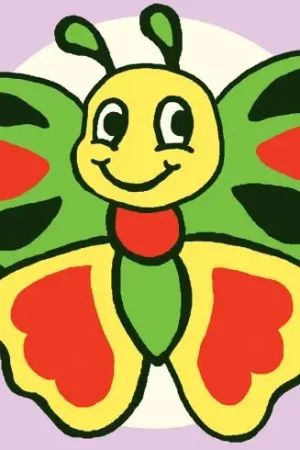Più Venduto Kit di tela per bambini - Farfalla - Luc Créations
