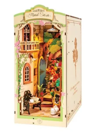 Casa in miniatura - L'angolo fiorito - Fermalibro - Rolife Quantità Limitata