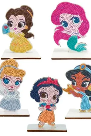 Spedizione Gratuita statuetta di diamante - Pacchetto Principesse Disney - Crystal Art D.I.Y