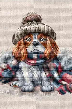 Offerta Speciale kit ricamo a punto croce - cavalier king charles - Ava