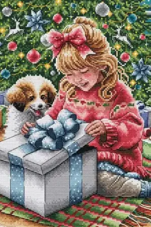 Consegna Rapida kit ricamo a punto croce - Un regalo speciale - Ava