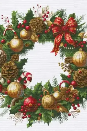 Compra Adesso kit ricamo a punto croce - Lo spirito del Natale - Nova Sloboda