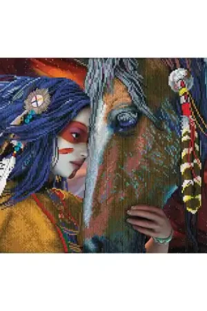 Popolare Kit ricamo diamante - Lama - Diamond Dotz