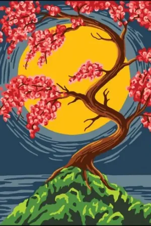 Canovaccio antico - Ciliegia giapponese - Gobelin. L Miglior Prezzo