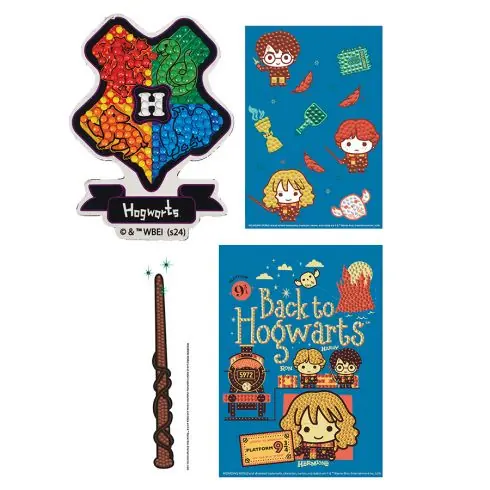 Kit di ricamo a diamante per bambini - Set multiattività Harry Potter - Crystal Art D.I.Y Promo Stagionale