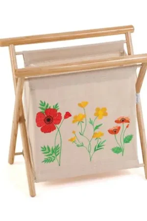 Porta lavori - Papaveri - Hobby Gift Compra Online