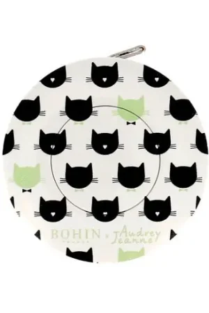 Metro a bobina - Rullo centimetrato - gatti neri - Bohin Offerta Del Giorno