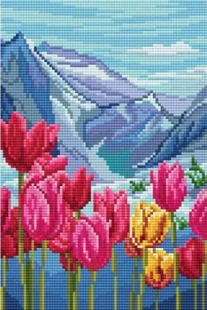 Nuovo Arrivo Kit ricamo diamante - Tulipani - Collection d'Art