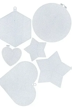 Supporto per ricamo - 6 parentesi natalizie da ricamare - LMC Promo Stagionale