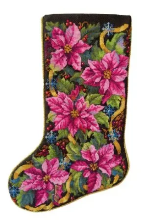 Compra Online Kit calza di Natale da ricamare - Rose di Natale - Merejka