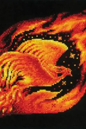 kit ricamo a punto croce - Phoenix - Riolis Ultimissimo Modello