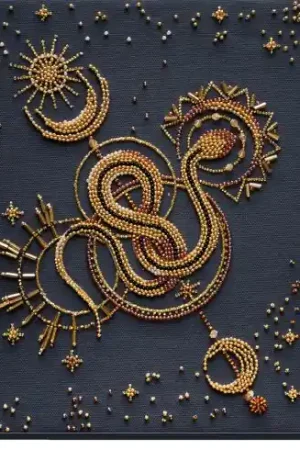 Kit di ricamo con perline - Talismano d'oro - Abris Art Più Venduto