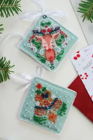 Kit di ricamo con perline - Stato d'animo festivo - Abris Art Compra Adesso