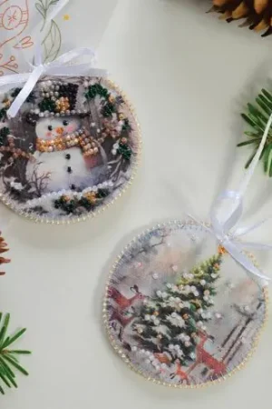 Non Perdere Kit di ricamo con perline - Ospite invernale - Abris Art