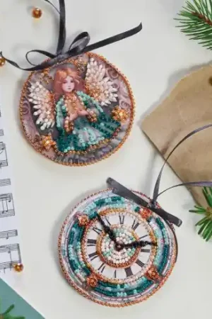 Kit di ricamo con perline - Lo spirito del Natale - Abris Art Offerta Limitata