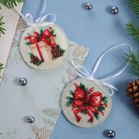 Kit di ricamo con perline - Regalo di Capodanno - Abris Art Economico