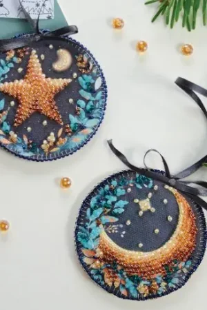 Kit di ricamo con perline - Stella, risplendi! - Abris Art Solo Oggi