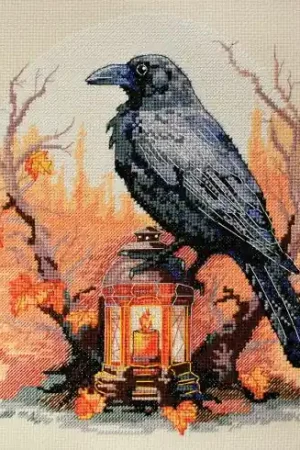 kit ricamo a punto croce - Guardiano della notte - Abris Art Miglior Prezzo