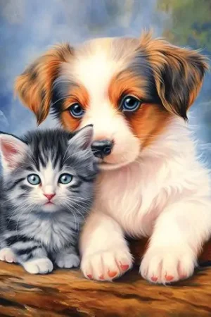 Affare Kit ricamo diamante su telaio - Amici - Art City