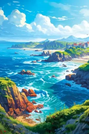 Kit ricamo diamante su telaio - Distesa colorata - Art City Economico