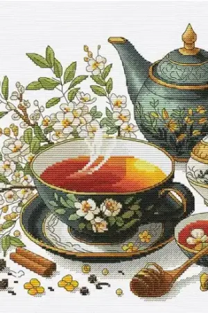 Vendita Finale kit ricamo a punto croce - Profumo di gelsomino - Nova Sloboda