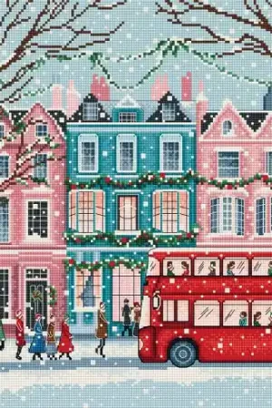 Promozione Esclusiva kit ricamo a punto croce - Neve a Londra - Letistitch
