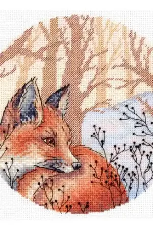 Ultimissimo Modello kit ricamo a punto croce - Volpe della foresta - MP Studia