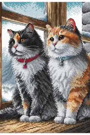 Offerta Limitata kit ricamo a punto croce - Riscaldamento del caminetto - Ava