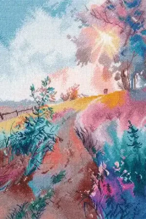 kit ricamo a punto croce - Un'esplosione di colori - Oven Bestseller