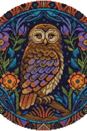 Subito Disponibile kit ricamo a punto croce - Nottambula - Hobby Jobby