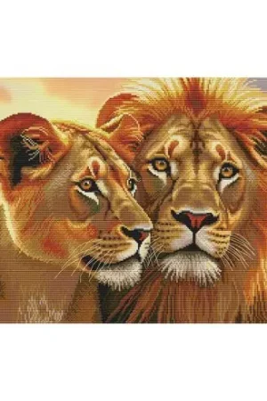 Occasione kit ricamo a punto croce - Coppia reale - Nova Sloboda