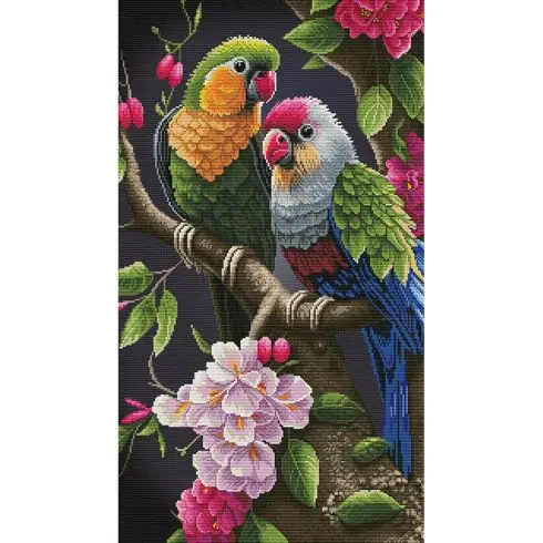 kit ricamo a punto croce - Miracolo verde - Nova Sloboda Prezzo Basso