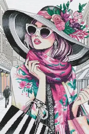 Nuovo Arrivo kit ricamo a punto croce - Profumo parigino - Nova Sloboda