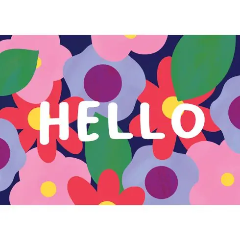 Sconto Kit di canovaccio - Hello Flowers - Canevas Fatal