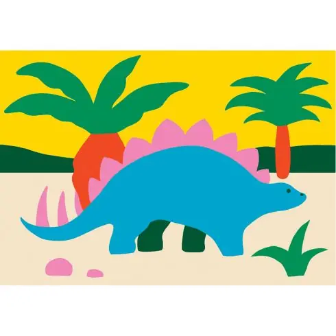 Kit di canovaccio - Stegosauro - Canevas Fatal Spedizione Gratuita