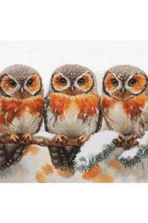 Promozione kit ricamo a punto croce - Nel silenzio dell'inverno - Luca-S