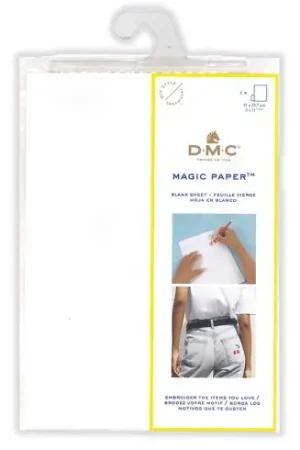 Non Perdere Modello per la personalizzazione - Carta magica - Foglio bianco - DMC