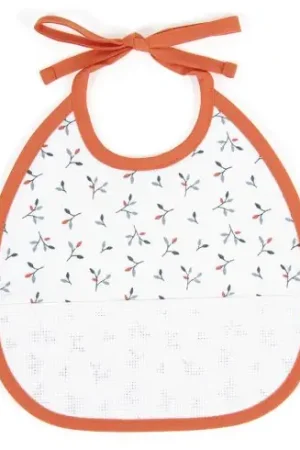 bavaglino da ricamo - Bavaglino 3 mesi - Feuillages - DMC Spedizione Gratuita