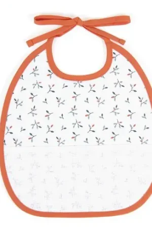 Compra Online bavaglino da ricamo - Bavaglino 6 mesi - Feuillages - DMC