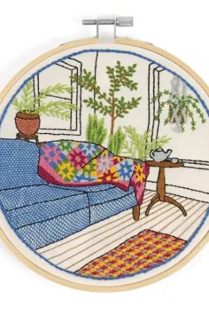 Kit di punti da ricamo - Giardino d 'inverno - DMC Sconto