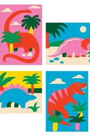 Kit di canovaccio - Mini dinosauri di tela - Canevas Fatal Prezzo Conveniente