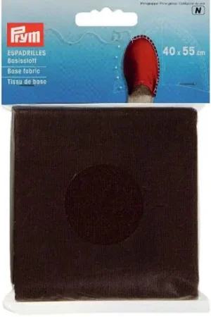 Offerta Del Giorno Accessorio espadrillas - Tessuto di base cioccolato - Prym
