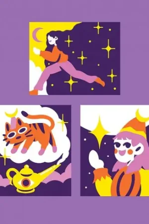 Kit di canovaccio - Witchy Fatal - Canevas Fatal Consegna Rapida