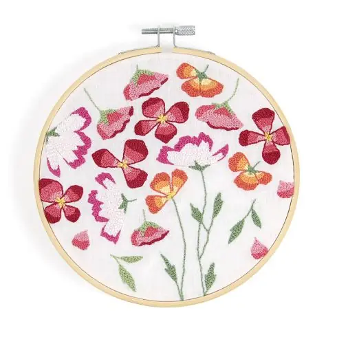 Kit ago broderie punch - Papaveri di primavera - DMC Occasione Imperdibile