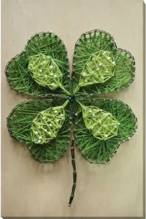 Kit String Art - La magia del trifoglio - Abris Art Ultimissimo Modello
