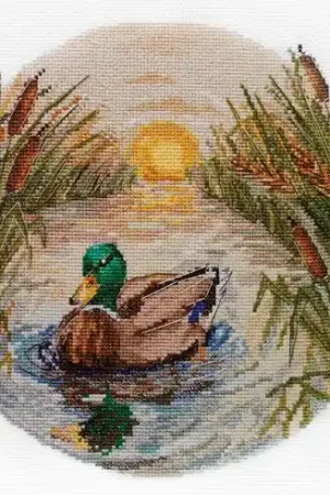 Bestseller kit ricamo a punto croce - Bagno serale - Abris Art