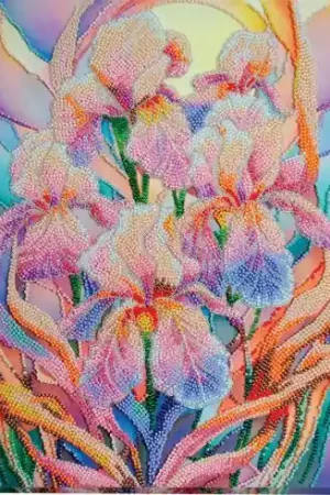 Offerta Limitata Kit di ricamo con perline - Ispirazione floreale - Abris Art